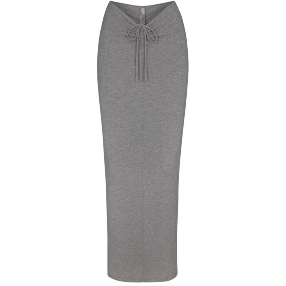 Skims Soft Lounge Ruched Maxi Skirt
